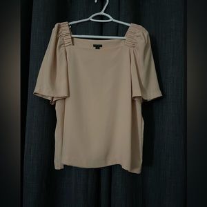 NWT Ann Taylor Palest Pink Blouse